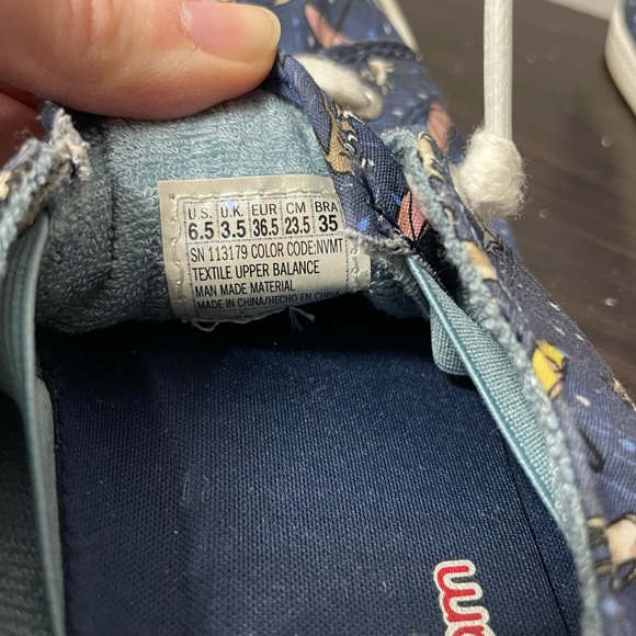 Bobs from Sketchers Navy Beach Bingo Puddle Pals Sneakers Size Women's 6.5 - Picture 7 of 9